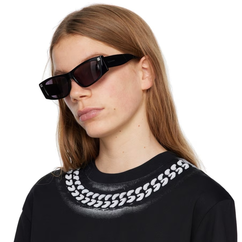 GIVENCHY BLACK/SMOKE SUNGLASSES GV40048F
